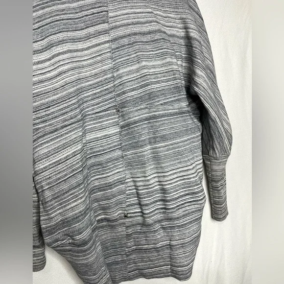 Aritzia Wilfred Diderot Open Front Cocoon Cardigan Light Heathered Grey Size XS - Picture 14 of 14